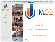 Tablet Screenshot of imcosrl.net